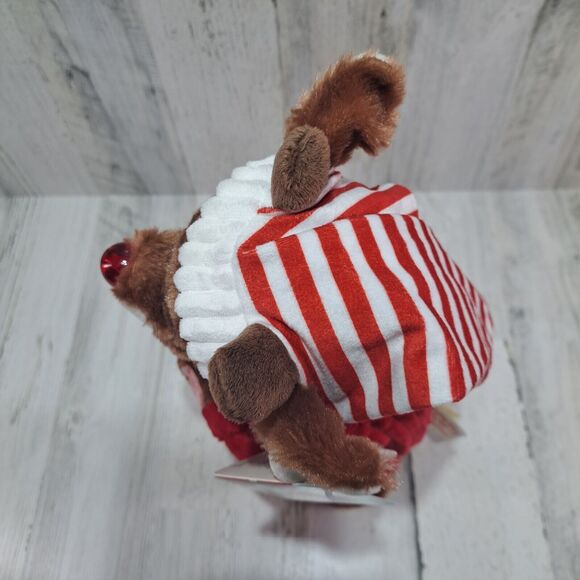 Animated Musical Rudolph Red Nosed Reindeer Playing Sax Christmas Decor Video - Picture 6 of 11